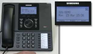 How To Take a Call Thats on Hold with a Samsung Telephone System [upl. by Faulkner]