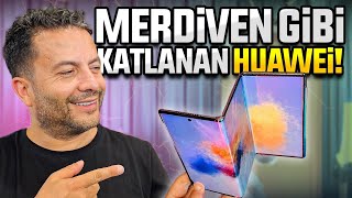 Karaborsada üçe katlanan telefonu bulduk Huawei Mate XT Ultimate 🔥 [upl. by Middendorf929]