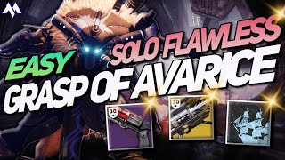 SOLO FLAWLESS GRASP OF AVARICE How ANYONE Can SOLO GRASP OF AVARICE SOLO Gjallarhorn  Destiny 2 [upl. by Noroj]