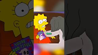 Lisa Call a Real Ghost😱 simpsons shorts [upl. by Enyrhtac8]