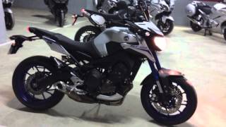 Yamaha MT09 Akrapovic Exhaust sound [upl. by Anilas]