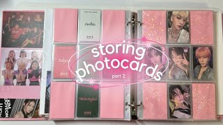 ♡ STORING PHOTOCARDS PT2 ʕ•́ᴥ•̀ʔ TXT  TWICE  ITZY  KEP1ER  MORE [upl. by Brandtr]