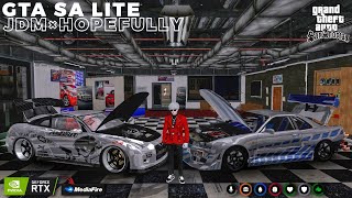 RILIS🔥GTA SA LITE FULL MOD JDM DRIFT STYLE FIVEM HOPEFULLY V32 TERBARU 2024 [upl. by Evilo]