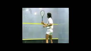 Jahansher Khan Squash Solo Drill Routines [upl. by Arammat26]