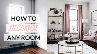 HOW TO DECORATE ANY ROOM  Easy Step By Step Guide [upl. by Monika]