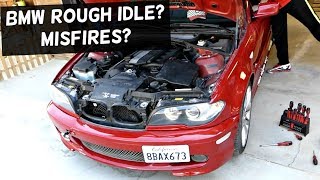 BMW ROUGH IDLE MISFIRE FIX demonstrated on BMW E46 [upl. by Aguie347]