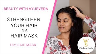 DIY strengthening hair mask [upl. by Onibag531]