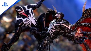 Marvels SpiderMan 2 NG Peters Lowenthal Venom vs Venom Of Harry What If Full Battle [upl. by Englebert]