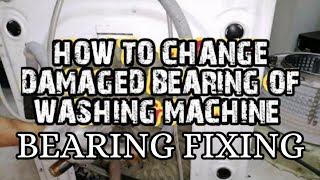 How to change bearing of Samsung washing machine front load eco bubbleTUTORIAL [upl. by Obediah]