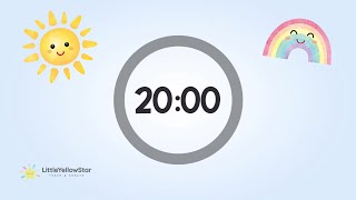 20 Minutes Countdown Timer For Kids With Calming Music  Classroom Countdown Timer  Study Timer [upl. by Whitten]