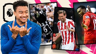 Reacting to the MOST ICONIC Premier League celebrations with Jesse Lingard 🕺  Uncut [upl. by Damara]