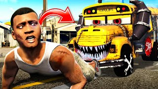 Der SCHULBUS frisst mich auf in GTA 5😱🚌 [upl. by Brendis]