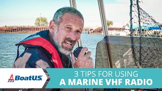 3 Tips for Using a Marine VHF Radio Whats MMSI amp DSC  BoatUS [upl. by Noramac]