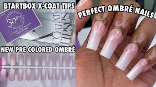 Trying The Viral BTARTBOX Nails  NEW XCoat Ombre Nails  Pre Made Flawless Ombre Design [upl. by Isawk]