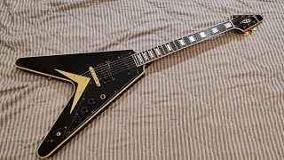 Полный обзор сборки и звука доработанной китайской реплики Gibson FlyingV звучки Ibanez QM1 QM2 [upl. by Kram]