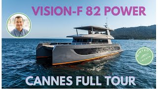 🌟 VisionF 82 Power Catamaran Full Tour amp Customization Options 🌟 [upl. by Kcirtemed]