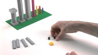 How to build columns  LEGO Creator  Designer Tips part 1 [upl. by Stodder]