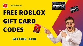 Get Free 10000 Roblox Gift Card Codes 2024  How to Get Free Roblox Gift Card Codes [upl. by Gaidano]