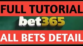 Bet365 full detail tutorial all bet detail How to bet on bet365 in hindi [upl. by Negroj]