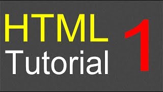 HTML Tutorial for Beginners  01  Creating the first web page [upl. by Jarv912]