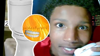 😱😱Goldenfyre101 Eats Your Toilet😱😱 [upl. by Ahsil]