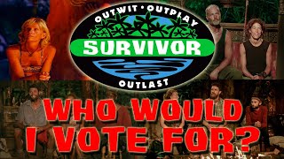 Survivor  Who Would I Vote For 2019 [upl. by Pollard]