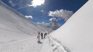 25 m of snow  Nebelhorn walk March 2024 [upl. by Aicilic800]