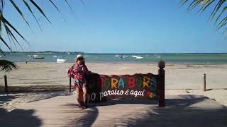 Roberto e Sheila desfrutando de um day use na Praia dos Carneiros com apoio no Bora [upl. by Nelak]