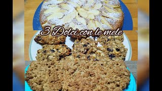 TORTA DI MELE DELLA NONNA  BISCOTTI LIGHT ALLE MELE  SBRISOLONA ALLE MELE  IN CUCINA CON MICLI [upl. by Eelram]