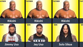 WWE Anoai Family Father and Son Wrestlers [upl. by Ailahs]