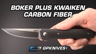 Boker Plus Kwaiken Carbon Fiber Overview [upl. by Ayom469]