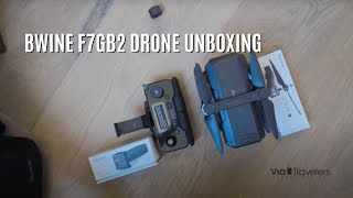 Bwine F7GB2 Drone Unboxing An Initial Review amp Reaction [upl. by Atikat154]