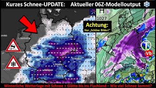 quotKurzesquot SchneeUpdate Aktueller Modelloutput  GFS mit schönen Bildern Anfang Dezember Vb Schnee [upl. by Anchie]