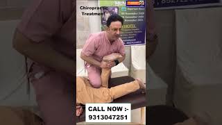 Chiropractic Treatment in Delhi  Dr Varun  Call  9313047251  delhi doctor backpainrelief [upl. by Otilia]