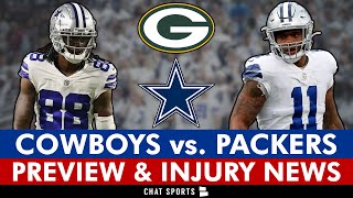 Dallas Cowboys vs Green Bay Packers Injury Report Top Matchups Players To Watch  NFL Wild Card [upl. by Pacorro]