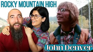 John Denver  Rocky Mountain High REACTION with my wife [upl. by Wylma764]