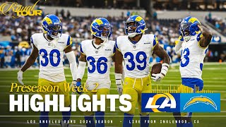 Highlights Rams Top Plays vs Chargers Preseason Week 2  Stetson Bennett to JJ Laap 47Yard TD [upl. by Colline]