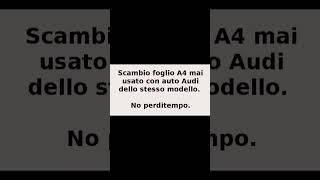 Scambio foglio A4 mai usato [upl. by Aicilla173]