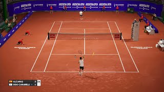 Carlos Alcaraz vs Camilo Ugo Carabelli ATP Argentina Open 24 AO International Tennis 1080x60 fps [upl. by Yboc320]