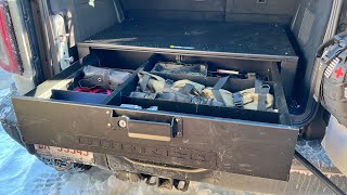 Ford Bronco rear cargo drawer postinstall overview and review [upl. by Simeon]