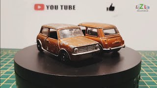 Dinky toys Mini Clubman diecast restoration [upl. by Enyamrahc]