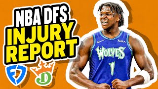 NBA DFS Injury Analysis Monday Nov 4 [upl. by Horten]