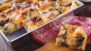 Torta salata di melanzane  Ricetta in 1 minuto [upl. by Atazroglam]