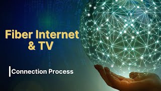 Fiber Internet connection process  How fiber Internet IPTV reaches our home [upl. by Hurlow]