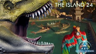 THE ISLAND EP24 Aquatic Base Extension ARK SURVIVAL ASCENDED [upl. by Aimar170]