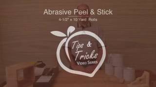 Peel and Stick Abrasive Rolls  Tips amp Tricks [upl. by Grier]