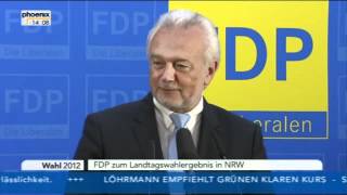 Landtagswahlen in NRW Pressekonferenz der FDP [upl. by Hoffert]