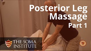 General Posterior Leg Protocol Beginning Massage Techniques Part 1 [upl. by Northrup940]