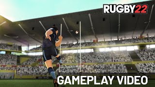 Rugby 22  France Vs New Zealand Gameplay Video [upl. by Par188]