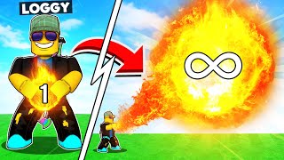 UNLOCKING THE MOST POWERFUL FLAMETHROWER TO DESTROY ROBLOX [upl. by Irrehc]